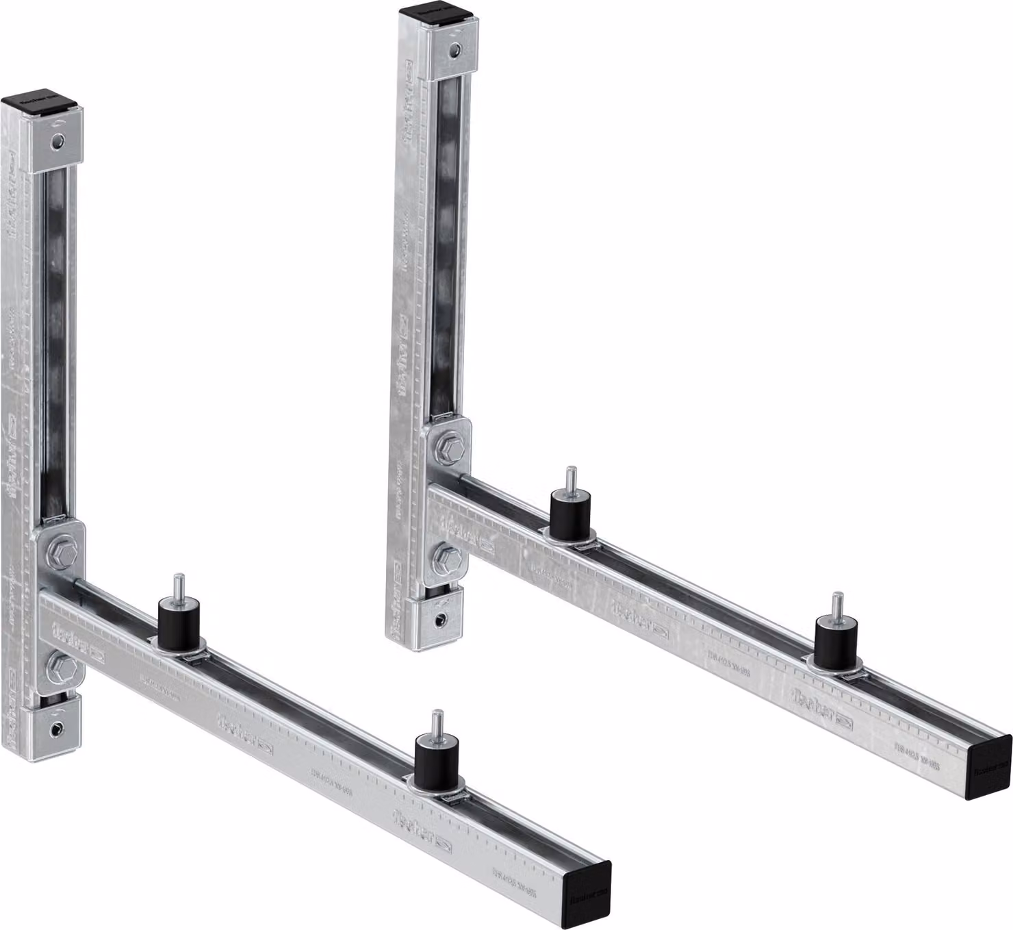 set di staffe fischer con protezione antirumore KSU S - 450