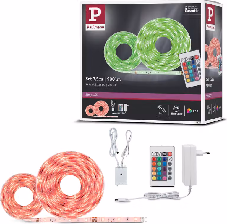 Paulmann SimpLED Striscia LED RGB Set completo