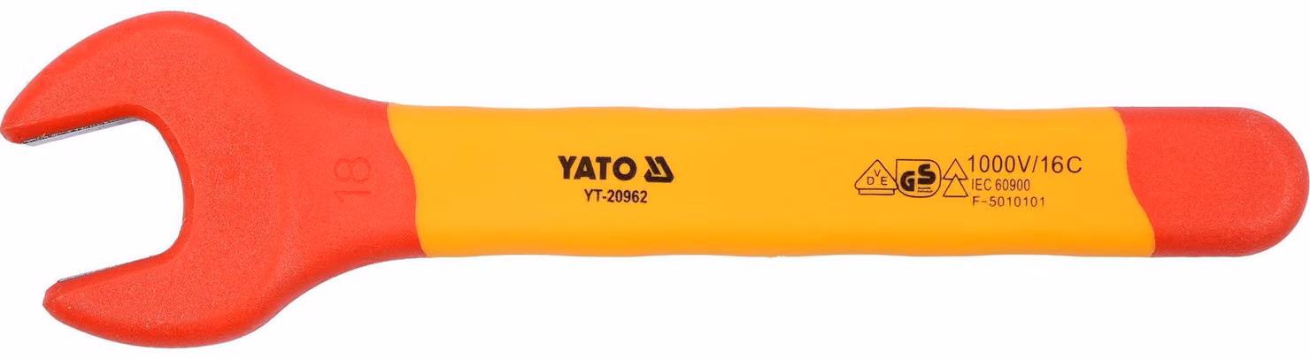 Chiave a Esagono isolata da 18 mm, conforme alla norma VDE