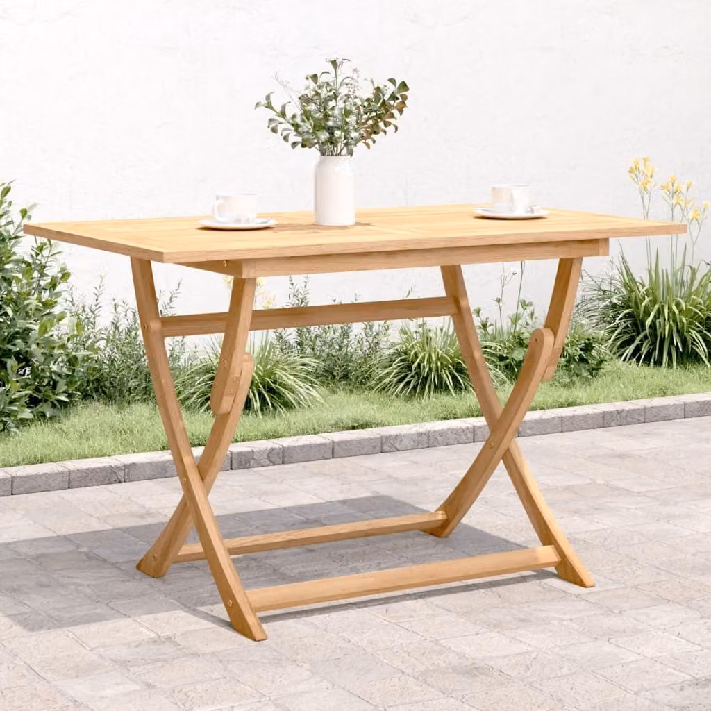 Maison Exclusive - Tavolo da giardino pieghevole, 120x70x75 cm, in legno massello di acacia