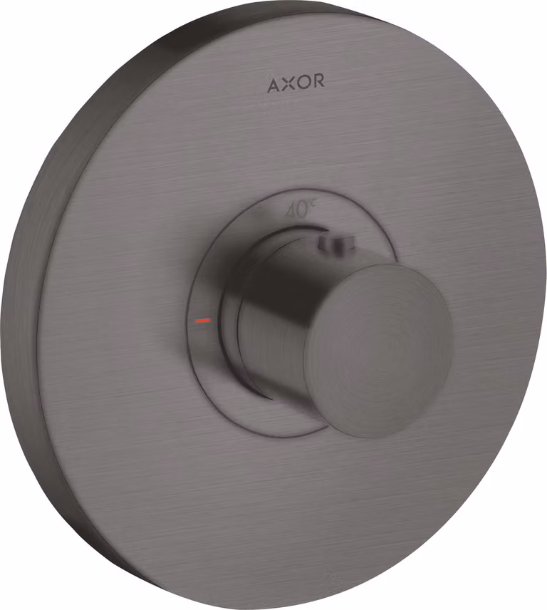 hansgrohe AXOR Starck ShowerSelect Thermostat de douche à débit élevé rond encastré, 36721340, 36721340