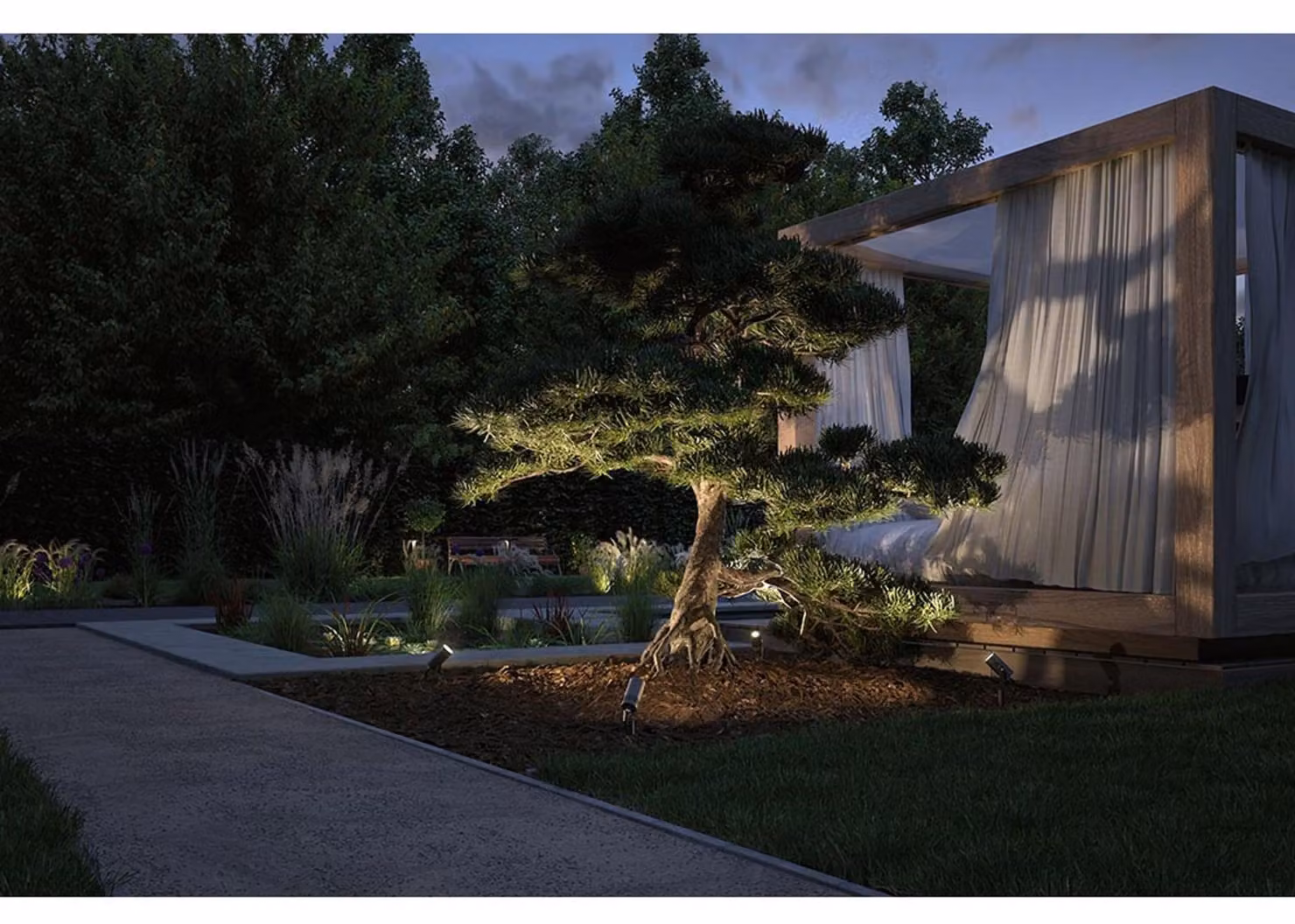 Paulmann, faretto LED per esterno Radix, 5,5W, 550 lumen, 3000K, grado di protezione IP65, colore grigio