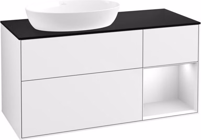 Mobile V&B Finion 120cm, Pl b m, Rg wh. m Lac, glo wh. Lac