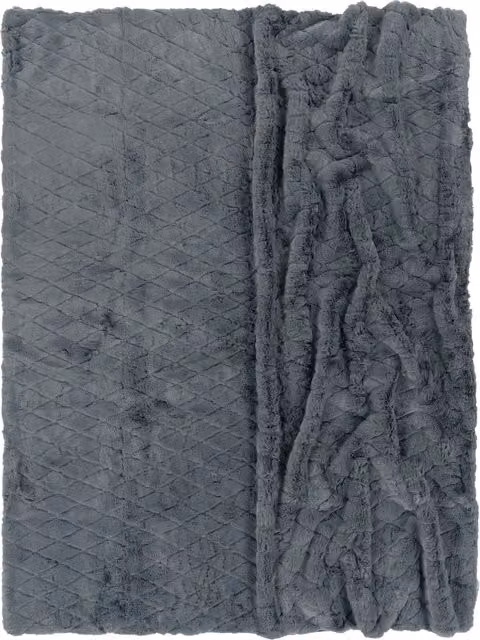 Coperta morbida Arnia antracite L: 150 cm, P: 200 cm – 1