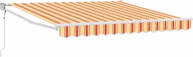 Tenda da Sole | Tenda parasole Giallo e Arancione 350 x 250 x 165 cm Poliestere
