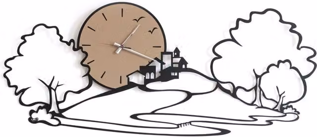 PAESAGGIO Nero, Orologio, Arti e Mestieri