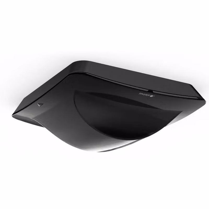 Rivelatore di presenza ad alta frequenza Steinel, da incasso, IP20, portata 360° max: 25 x 3 m (75 m²) 082055