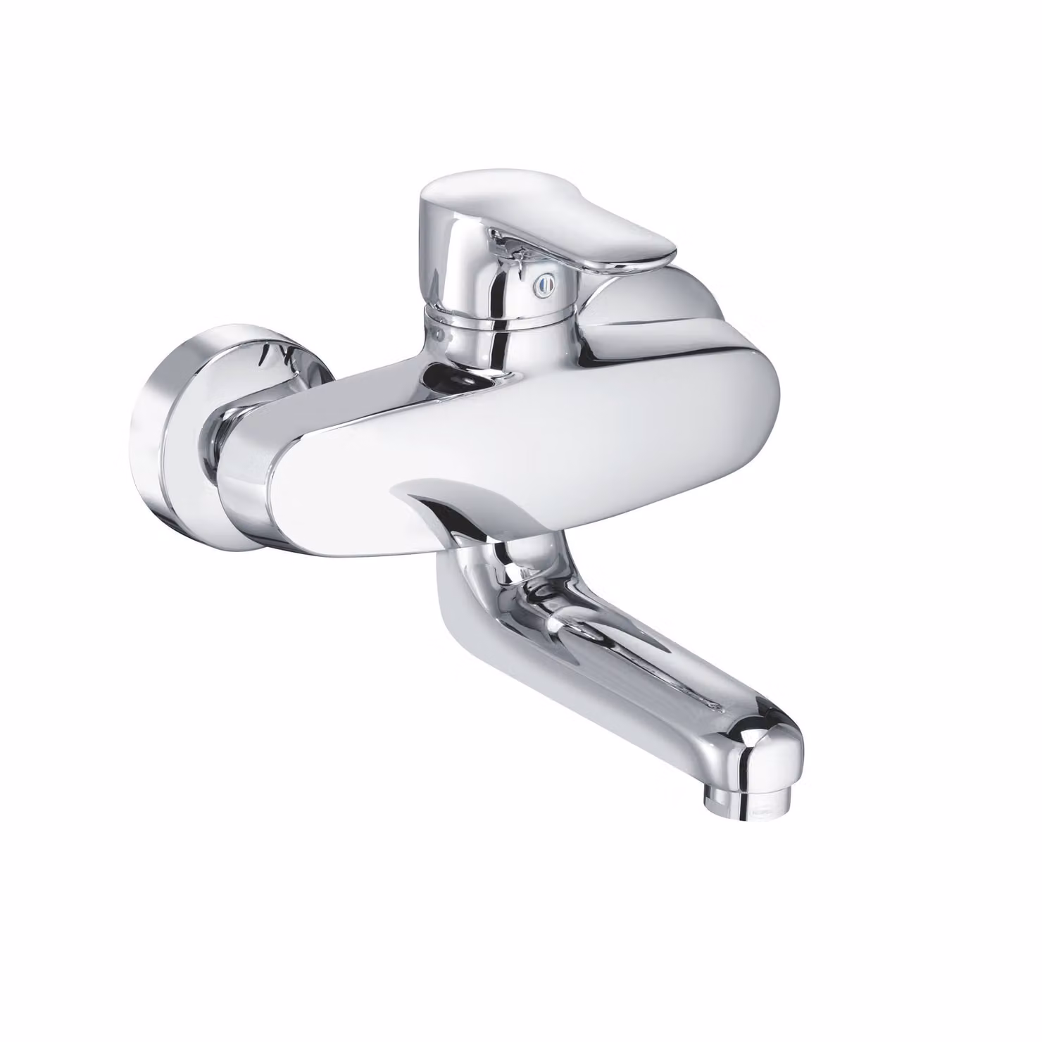 Miscelatore monocomando per lavello Kludi Objekta, sporgenza 115 mm, cromato, 1 pz.