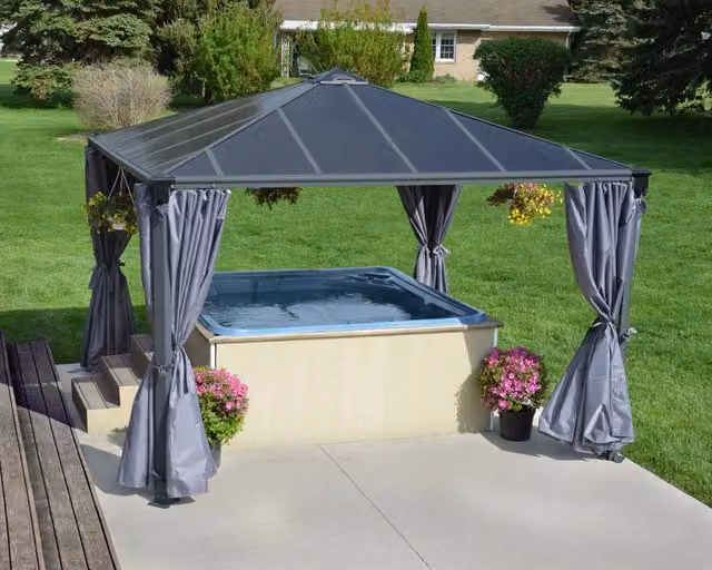 Set Di Tende Per Gazebo Martinique 4.7X2.2 m