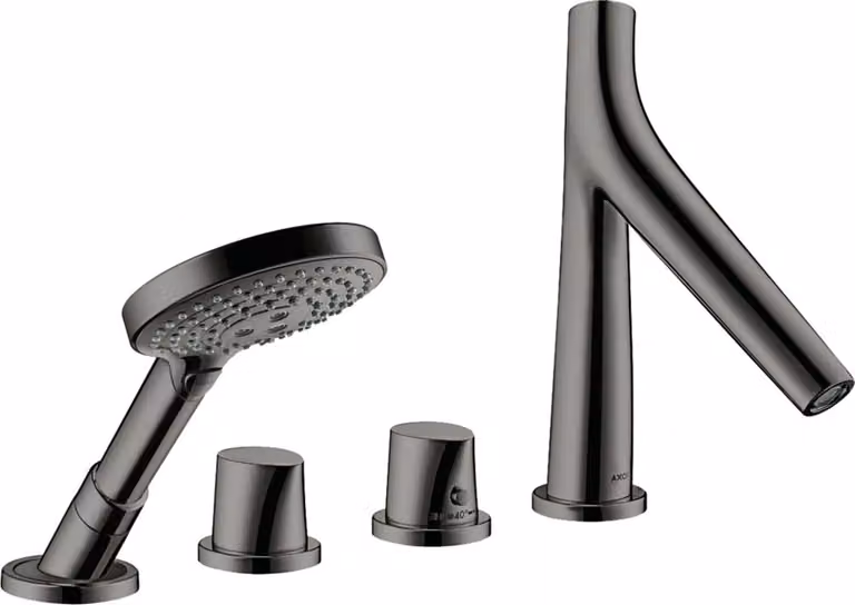 hansgrohe AXOR Starck Starck Organic 4 trous pour jante de carrelage avec thermostat, 2 consommateurs, 12426330, 12426330