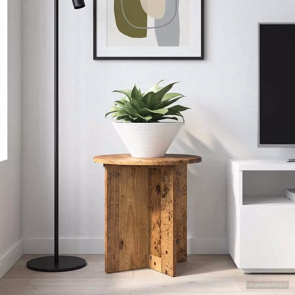 Set di 2 supporti per piante vidaXL in legno color marrone, L/P/H: 40 x 40 x 40 cm