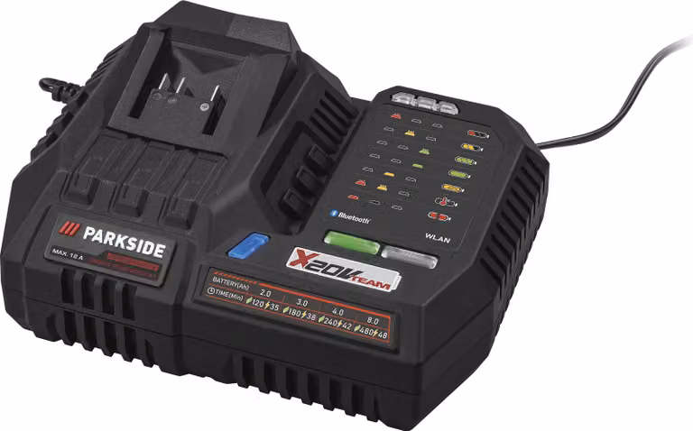 PARKSIDE PERFORMANCE® Caricabatterie intelligente da 20 V «PLGS 2012 A1»