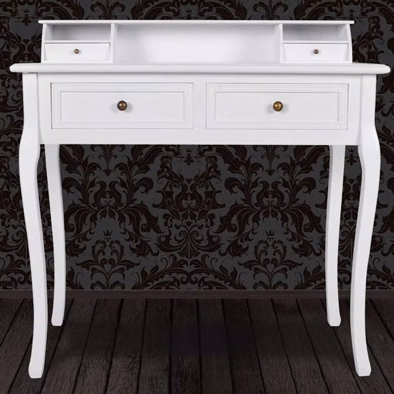 vidaXL Tavolino da Trucco Moderno Mobiletto Make Up Bianco