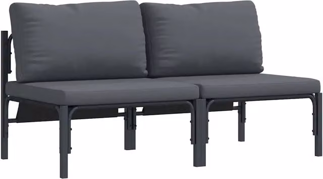 Mobili da Esterno 2 Pezzo Antracite 80 x 80 x 71 cm Acciaio CFW3932539