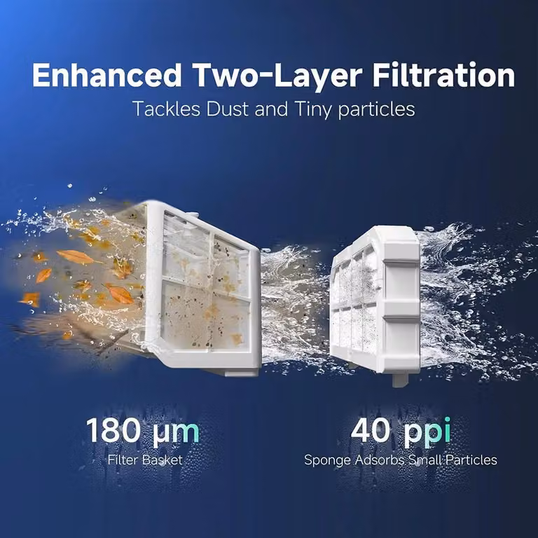 Robot pulitore per piscine senza fili - Modello S2 Vision - Telecamera AI - Rilevamento dello sporco - Autonomia di 210 minuti - Batteria da 7800 mAh - Controllo tramite app