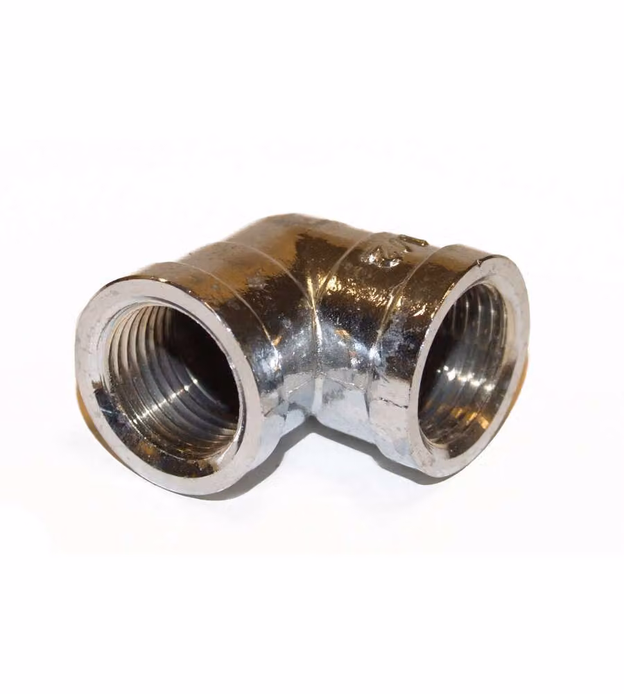 Angolo femmina Masidef in ottone cromato 1/2" color argento