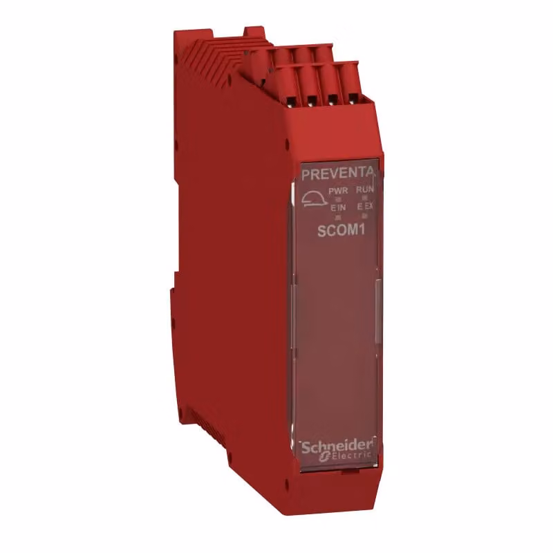 Modulo di comunicazione di sicurezza Schneider Electric, 1 canale (inizio/fine linea), controllore di sicurezza Modicon XPSMCM, morsetti a vite XPSMCMCO0000S1G