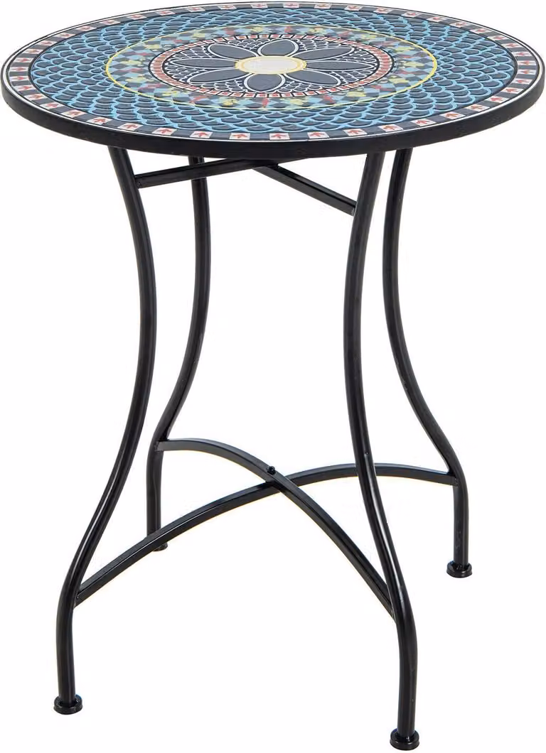 COSTWAY tavolo da giardino 60x60x72cm, tavolo da pranzo tavolo da patio tavolo da giardino