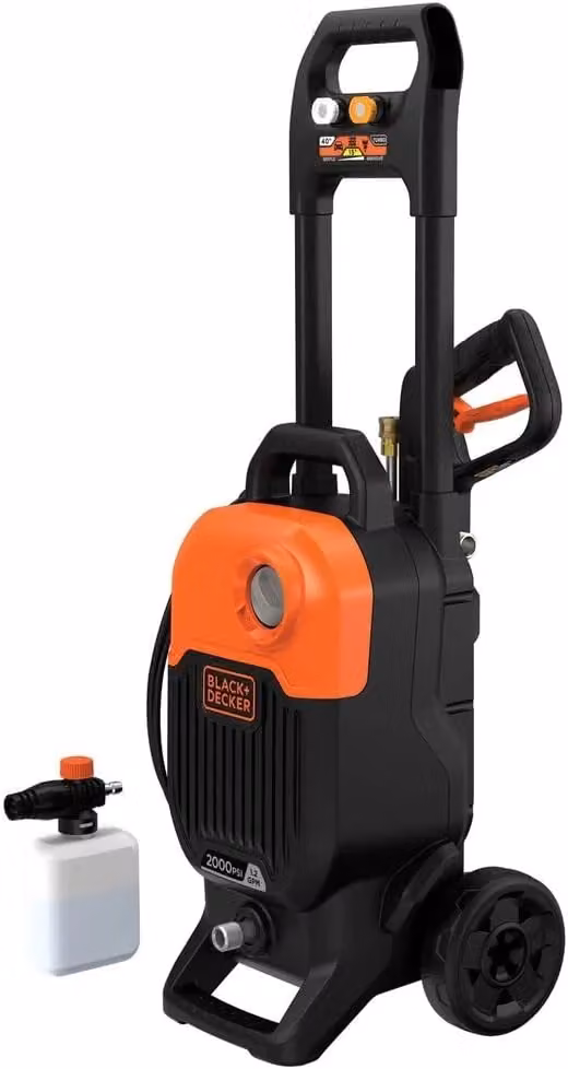 Idropulitrice Black & Decker BEPW2000-qs, 2000W, 150 bar, 450 l/h, colore nero – 2