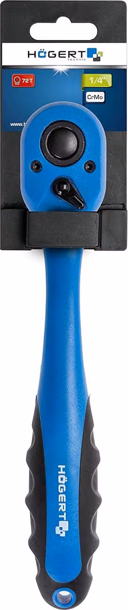 Chiave a cricchetto 1/4" in materiale composito HT1R354 Cricchetto a leva con angolo di rotazione inverso di 5