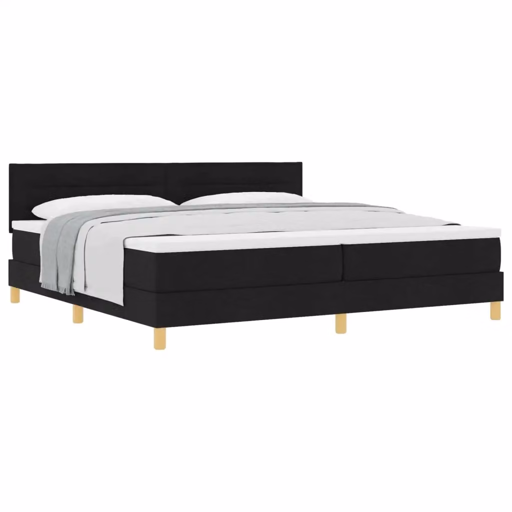 Letto ibrido moderno vidaXL in tessuto nero L: 200 cm, P: 200 cm, H: 203 cm – 2