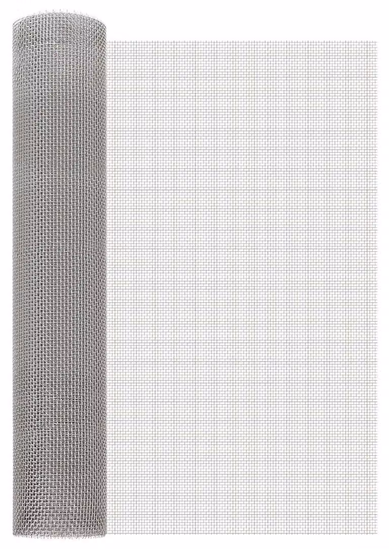Maison Exclusive - Schermo a rete, dimensioni 60 x 500 cm, struttura in acciaio inossidabile, rete in acciaio, colore argento