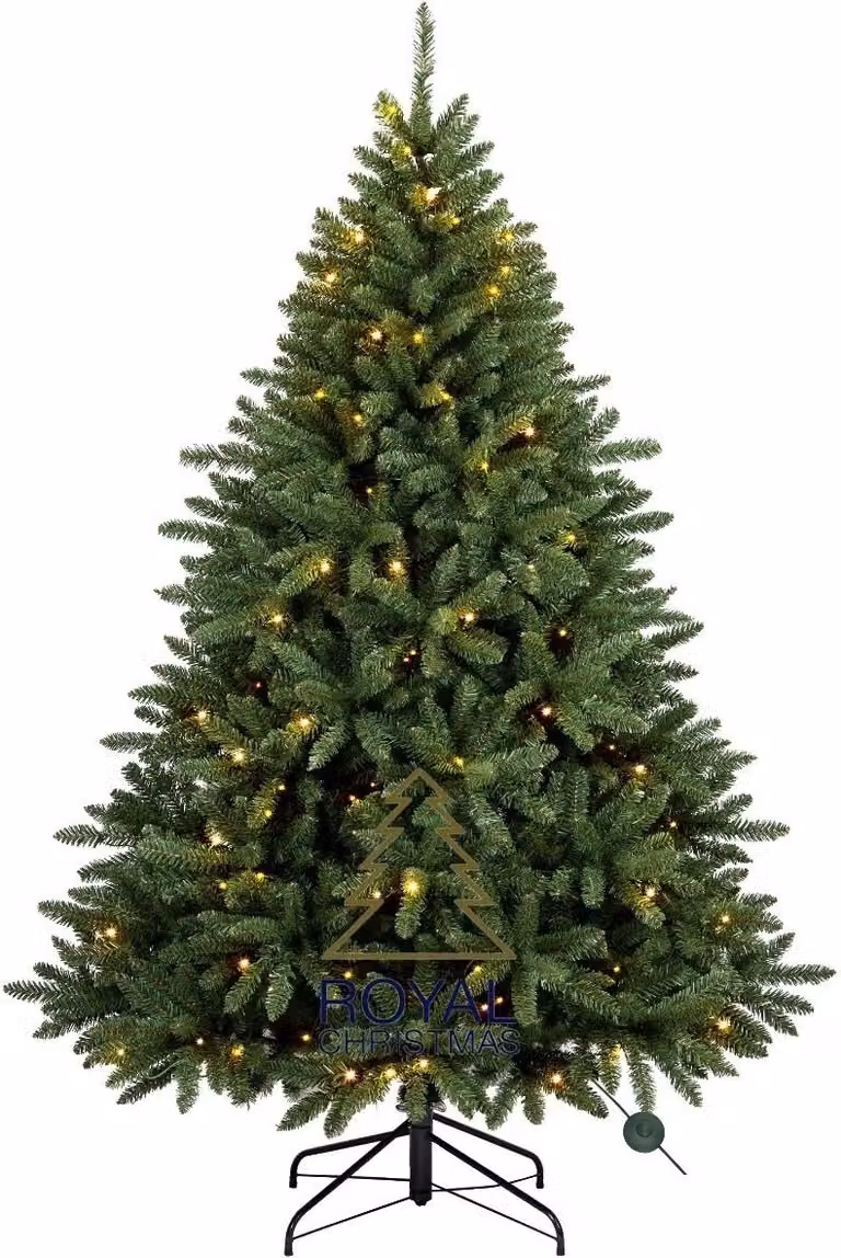 Royal Christmas® Albero di Natale artificiale Washington 210 cm con illuminazione a LED