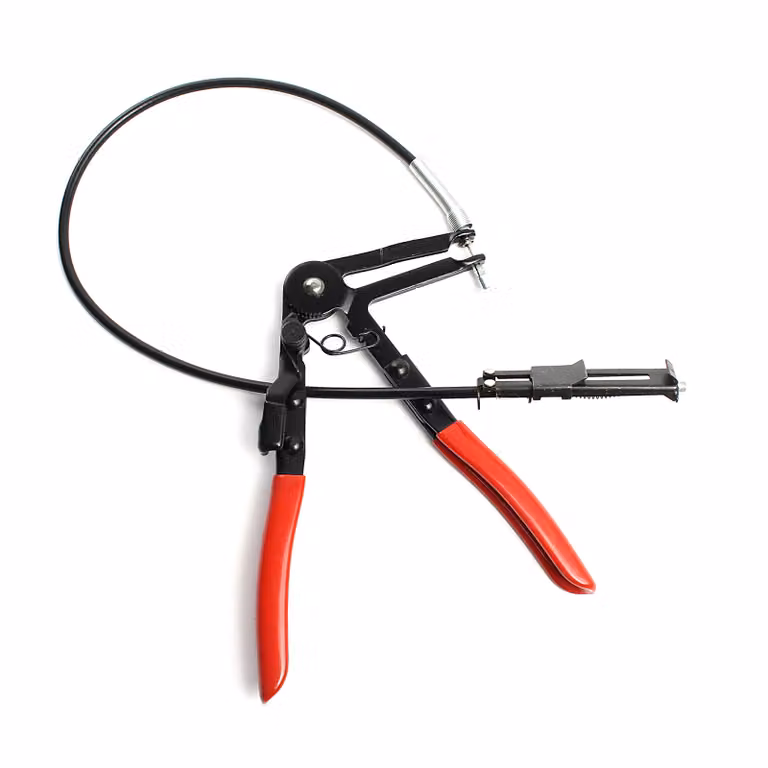 Pinze per tubi flessibili XPOtool con cavo Bowden da 60 cm, pinze per tubi flessibili da 18-54 mm e fascette a molla per il cambio dei tubi flessibili