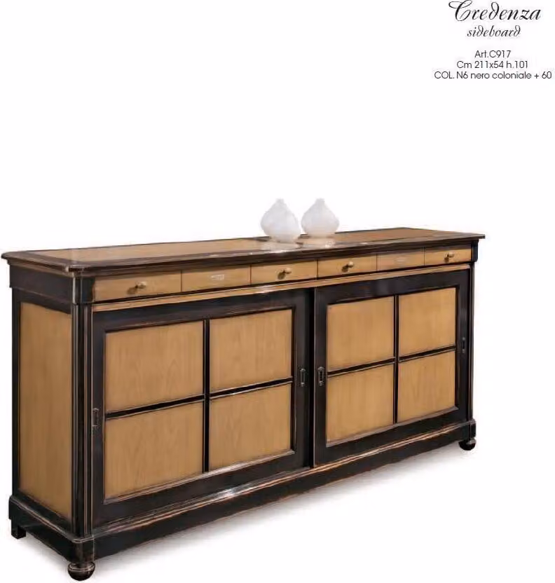 Kommode Wohnzimmer Kommode Schubladen Holz Sideboard Schrank Schränke Massiv