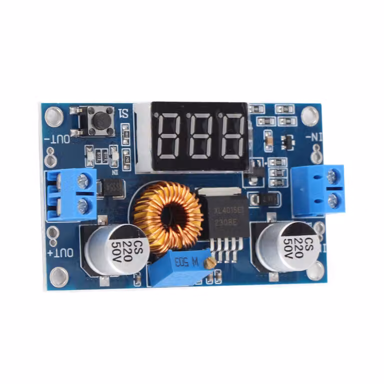Modulo DC-DC 5 A 75 W Modulo DC-DC step-down regolabile Regolatore di tensione con display LCD