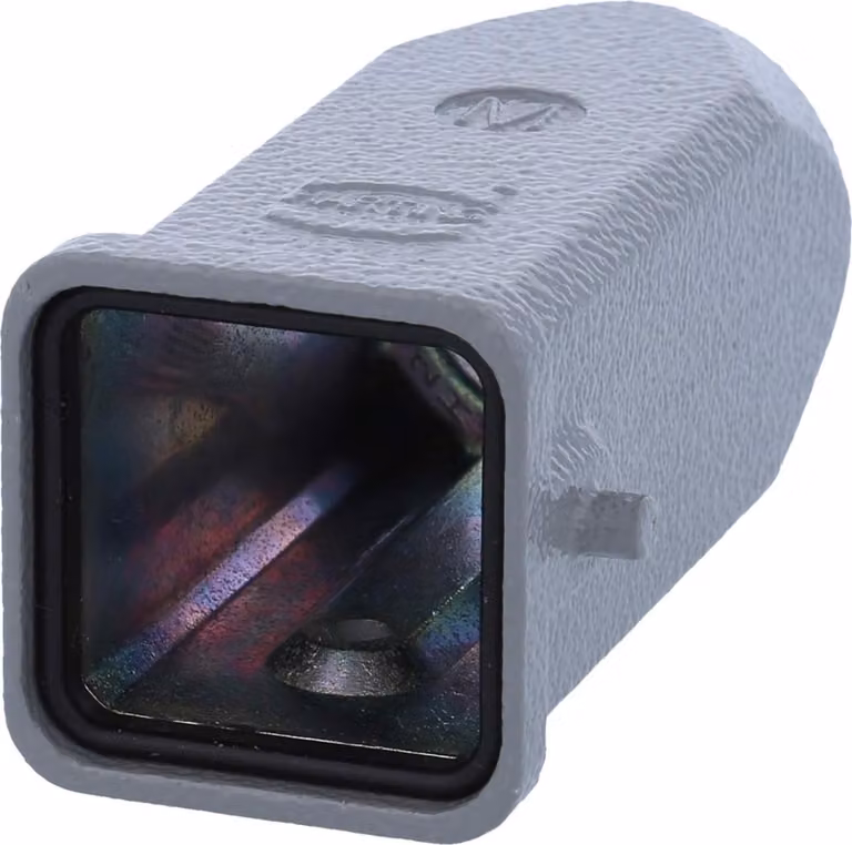 HARTING Han 3A Custodia con guarnizione incollata, 1xM20 uscita cavo diritta, per 1 staffa (nella parte inferiore)