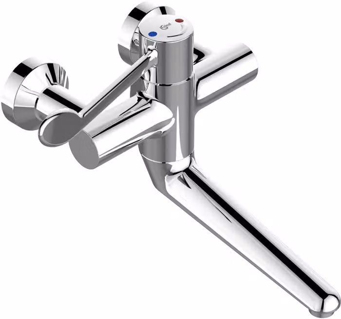 Ideal Standard lavabo a parete termostatico CERAPLUS con attacchi a S bloccabili cromo