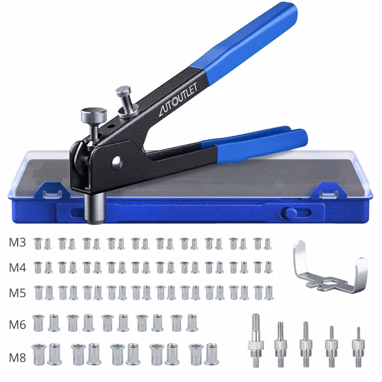 Kit di strumenti per inserti filettati a rivetto, modello 86-Delige