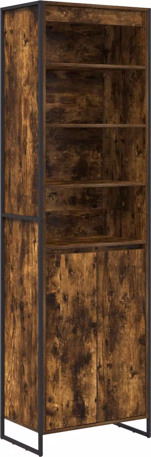 Armadi alti Quercia Fumosa 60 x 36 x 200 cm Legno multistrato