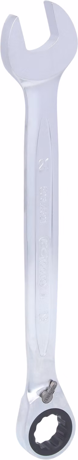 KS TOOLS GEARplus Chiave combinata a cricchetto, reversibile 21 mm - 503.4621