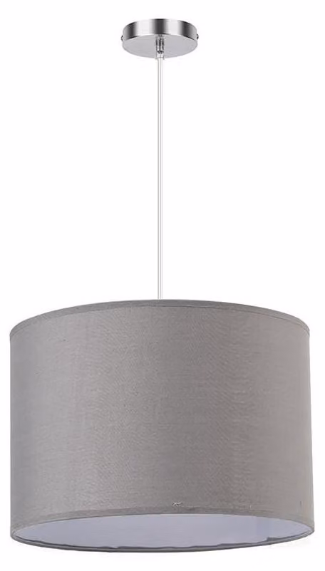 Lampada da parete con decoro, grigio/cromata, 45x113x30 cm, 220-240 V, per uso interno