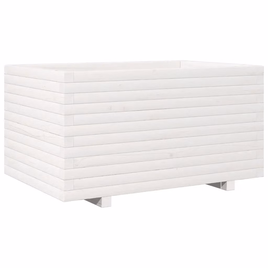 Fioriera da Giardino Videx in Legno di Pino Bianco L: 90 cm, P: 60 cm, H: 49,5 cm – 2