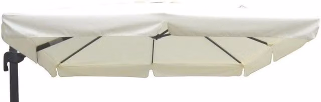 Ricambio per ombrellone IVAN in poliestere beige e bianco 3x3 m