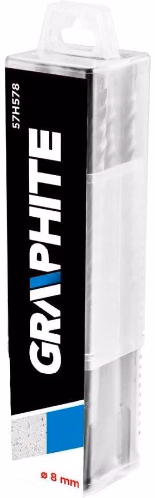 Punta per calcestruzzo GRAPHITE SDS Plus, 8 x 160 mm, S4, quatro x 10 pz.
