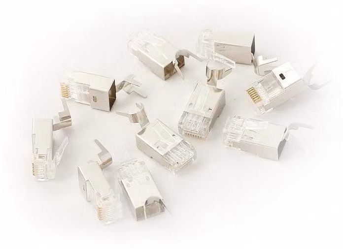Digitus X-ML-6F-OD-10-IMP, RJ45, nero, maschio, Cat6a, 10 pezzi