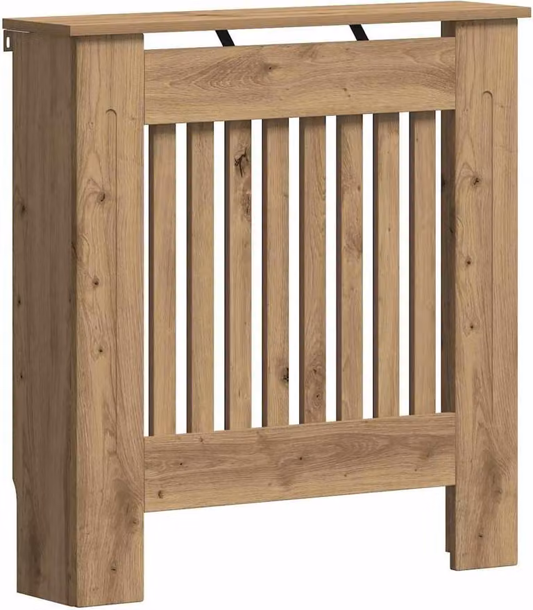 Copertura per radiatori Rovere artigianale 78 x 19 x 81,5 cm