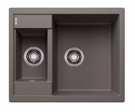 Lavello Blanco Metra 6, in Silgranit, dimensioni 615x500 mm, colore grigio 527296