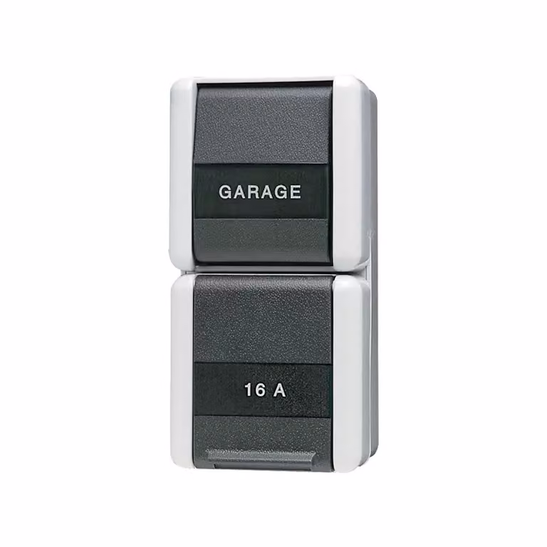 JUNG Bilanciere e coperchio a cerniera 876NAW WG800 IP44 m