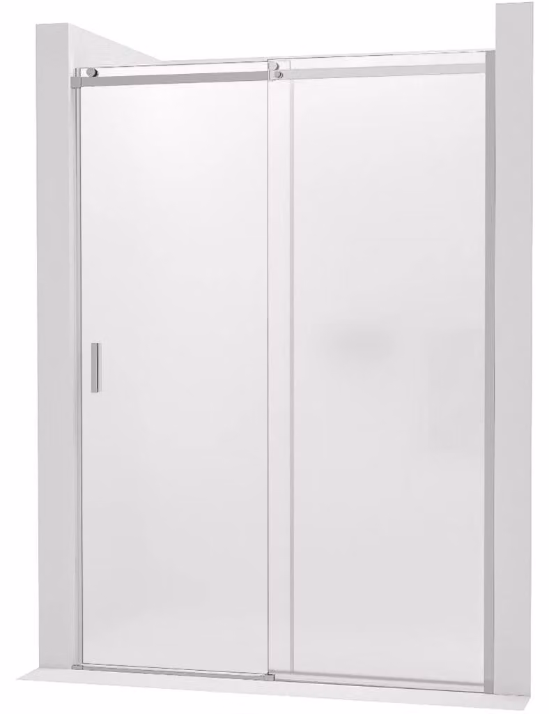 Porta scorrevole per box doccia Santoro - lato destro - 6 mm - cromo, vetro satinato - 110x195 cm
