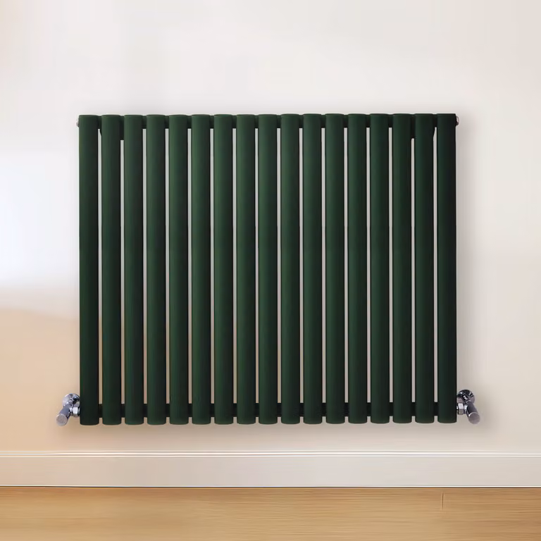 Radiatore di Design Orizzontale Verde (Evergreen) - 800mm x 1000mm - Pannello Doppio  - Revive
