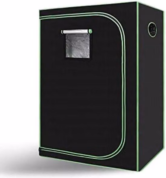 Tenda per crescita - Tenda per crescita completa - 120x60x180cm - Nero