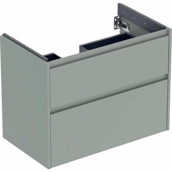 Geberit Renova Plan armoire sous lavabo, avec deux tiroirs, 79,4x60,6x44,6cm, 504.030.IK.1, 504.030.IK.1