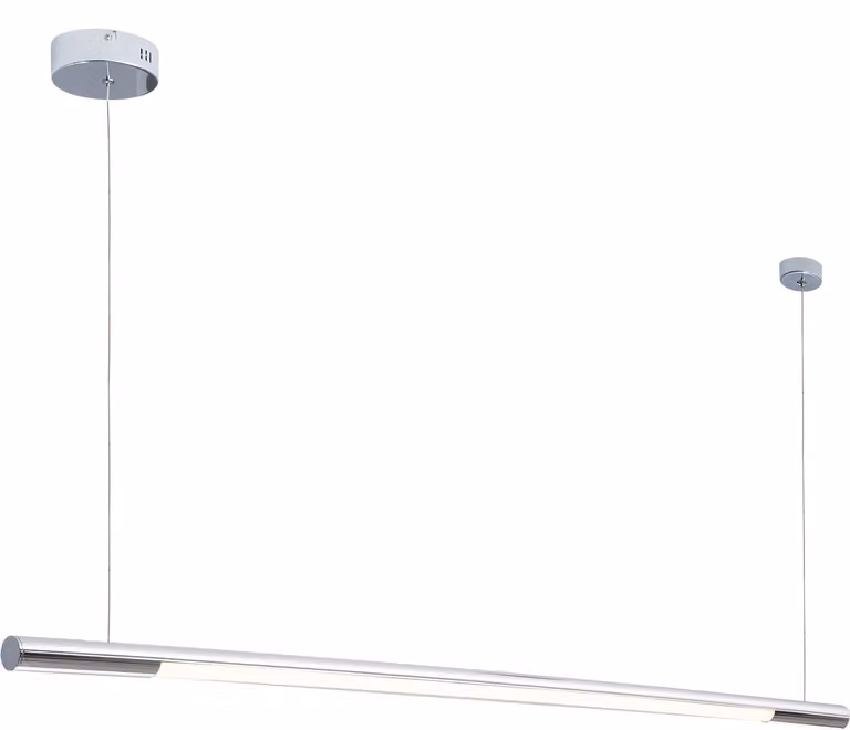 Lampadario a LED ORGANIC cromato 16 W, bianco caldo, 1360 lm, metallo, dimensioni: 140 x 100 x 2 cm, IP20, Maxlight