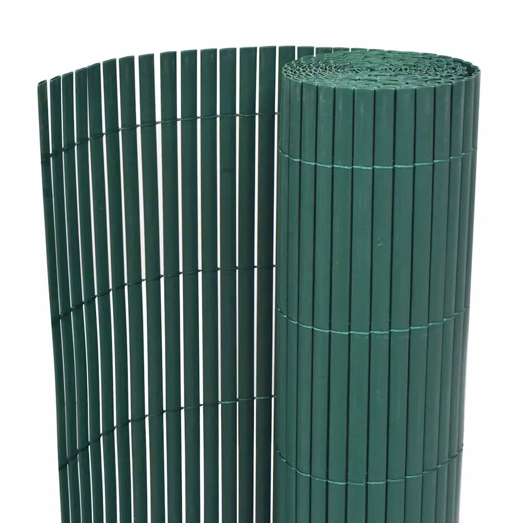 Recinzione per giardino vidaXL in PVC verde, L: 300 cm, H: 150 cm