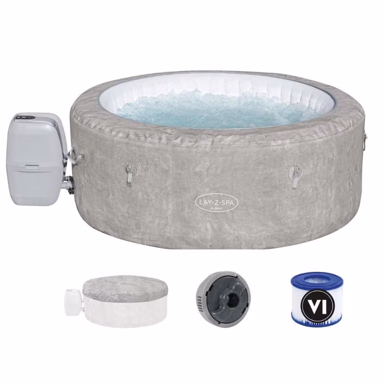 Bestway - Idromassaggio - Lay-Z-Spa - Zurigo - Gonfiabile - Accessori inclusi - Ø180cm